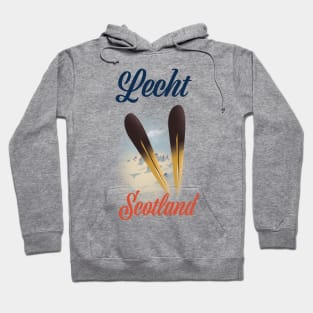 Lecht Scotland Ski poster Hoodie